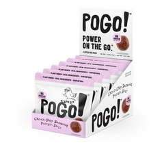 Choco-Chip Brownie PoGo! protein bite — plant-based gluten-free snack