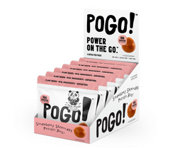 Strawberry Shortcake PoGo! protein bite — plant-based gluten-free snack